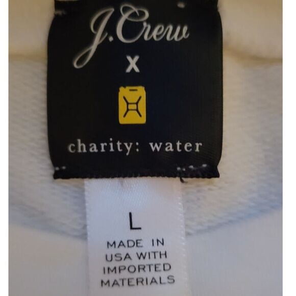 J.Crew x charity: water “EAU YES” Sweatshirt - Picture 3 of 6